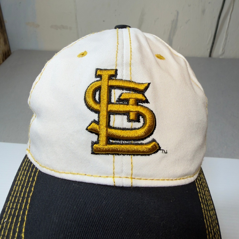 Melonwear St Louis Cardinals Missouri Tigers Baseball Cap Hat White Black Gold